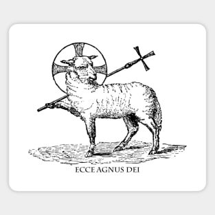 Ecce Agnus Dei (black) Magnet